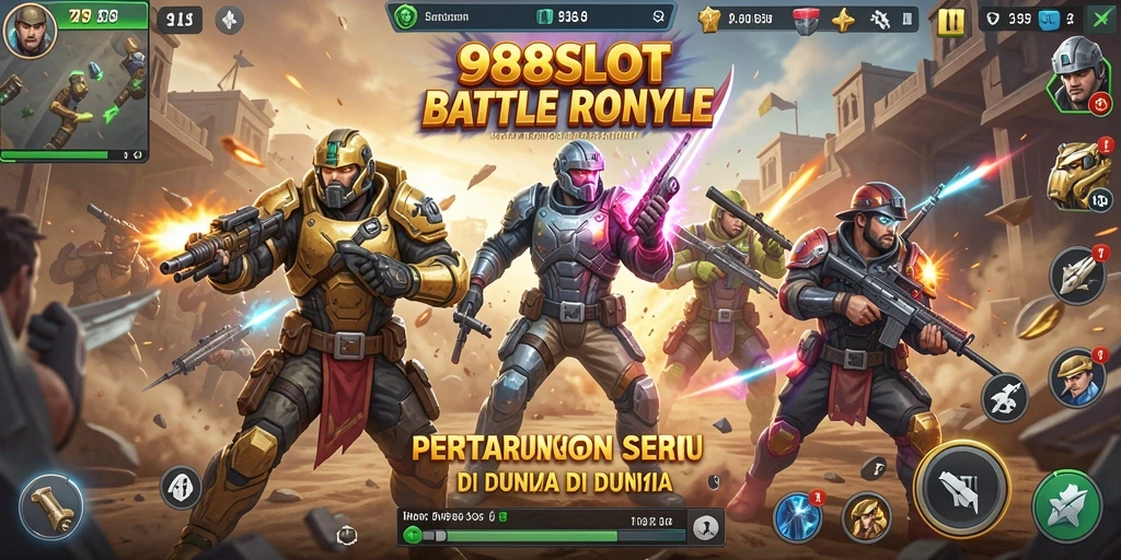 Tampilan gameplay seru di 988SLOT saat berjuang untuk bertahan.