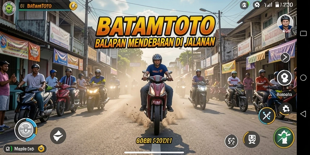 Gameplay Racing yang seru dan mendebarkan di BATAMTOTO.