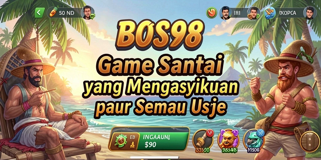 Screenshot BOS88 menunjukkan gameplay santai dan interaksi seru antar pemain.