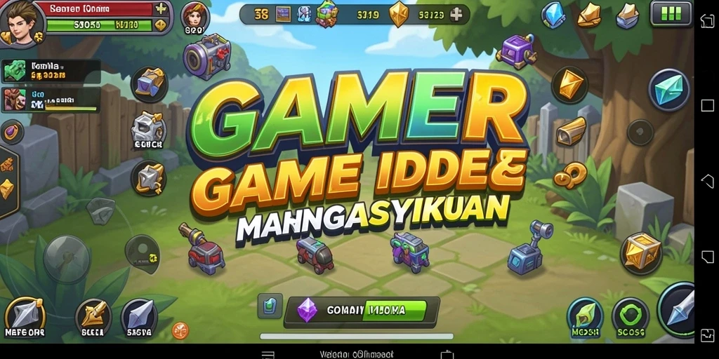 Tampilan menarik dari gameplay GAMERP yang santai.