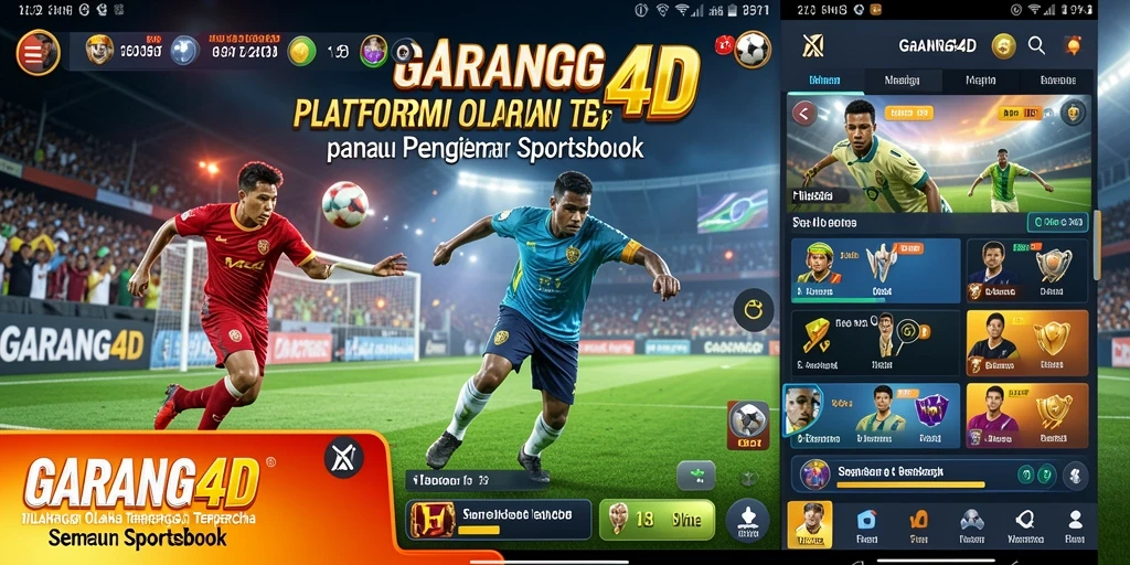 Tampilan utama GARANG4D dengan interface sportsbook yang menarik.