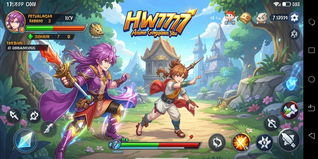Screenshot dari gameplay HW777 yang menarik dan seru.