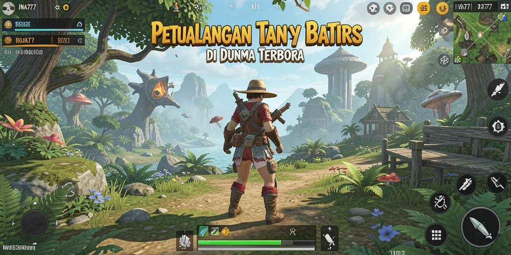 Tangkapan layar gameplay INA777 menampilkan dunia terbuka yang menakjubkan.