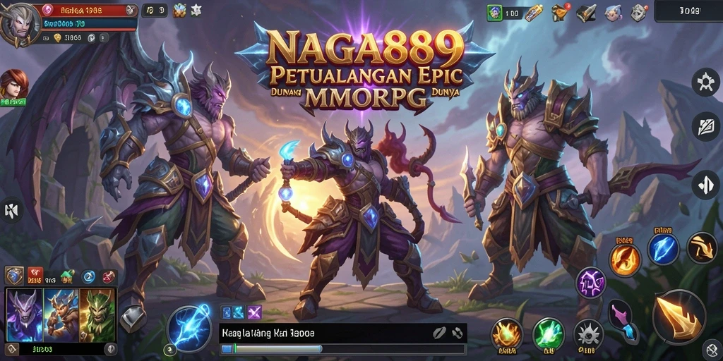 Tampilan gameplay NAGA889 yang menarik dan penuh aksi di dunia MMORPG.