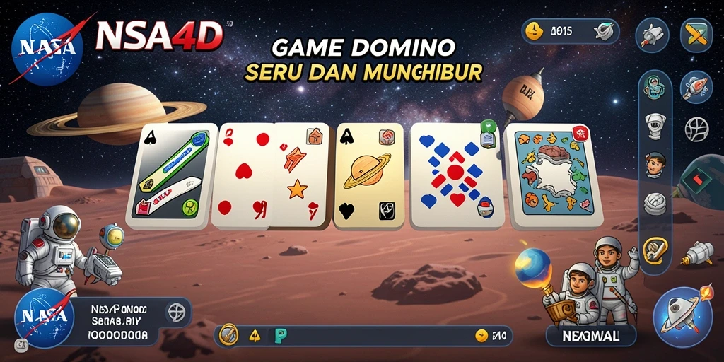 Tampilan gameplay seru di NASA4D dengan aksi domino yang menantang.