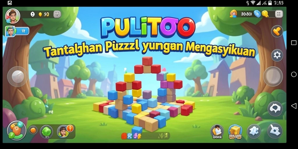 Tangkapan layar PULITOTO menampilkan gameplay Puzzle yang seru dan menantang.