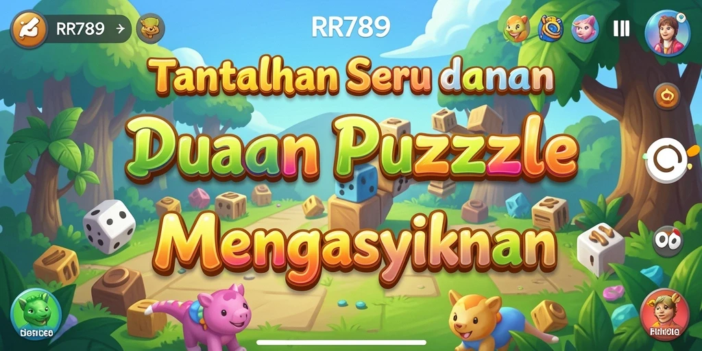 Tampilan menarik dari gameplay Puzzle RR789 yang menantang.