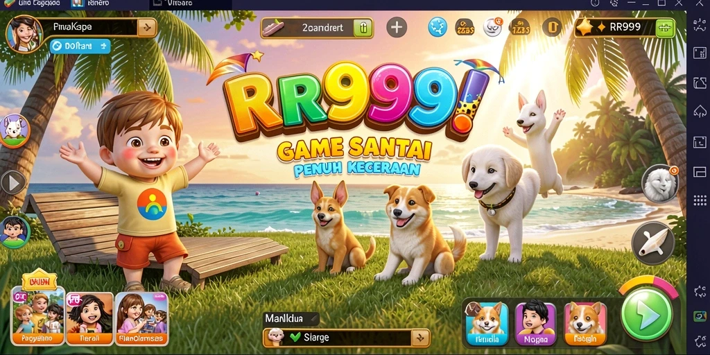 Gameplay seru dan menantang di RR999, tampak jelas keseruan para pemain.
