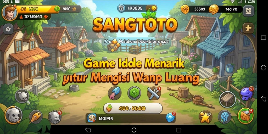 Tampilan gameplay SANGTOTO yang menakjubkan dalam mode Idle.