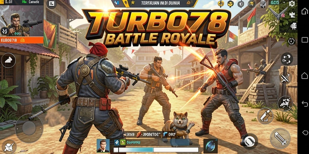 Tampilan gameplay TURBO78 yang seru dan mendebarkan.